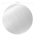 vidaXL Bazénová plachta strieborná 356 cm PE