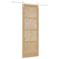 vidaXL Posuvné dvere ORKDAL 83 x 232 cm Borovicový masív