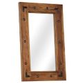 vidaXL Zrkadlo z masívneho akáciového dreva 50x80 cm