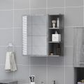 vidaXL Zrkadlová skrinka sivá sonoma 62,5x20,5x64 cm spracované drevo