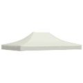 vidaXL Strecha na párty stan 4,5x3 m, krémová 270 g/m²