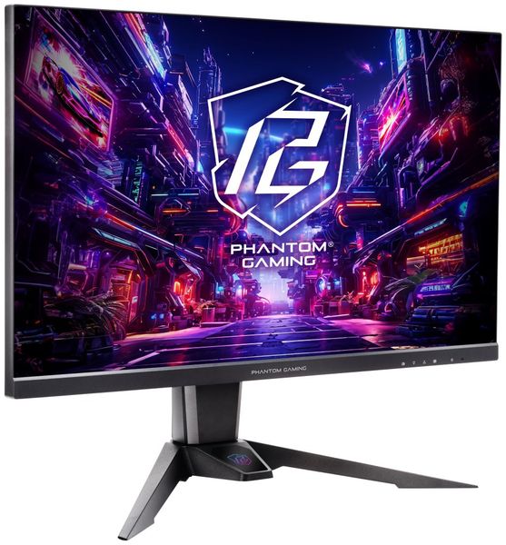 Phantom Gaming by Asrock monitor PG27QFT2A 27"/IPS/2560x1440/180Hz/400cd/m2/1ms/2xHDMI/DP/AMD FreeSync/výškově nast. LED monitor, herní, 27", IPS, 2560×1440, 16:9, 180Hz, 1ms, 400cd/m2, 1000:1, 2× HDMI, DisplayPort, repro, Wi-Fi anténa, cerný
