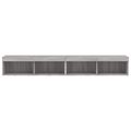 vidaXL TV skrinky s LED svetlami 2 ks sivé sonoma 100x30x30 cm