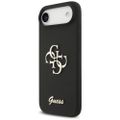 Puzdro Guess Silicone Big 4G Script pre iPhone Air čierna