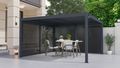Bioklimatická pergola G21 Austin 4x4 m, antracitová hliníková