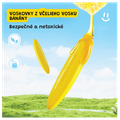 Prvé voskovky z včelieho vosku Banány 12 ks