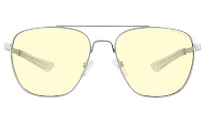 GUNNAR kancelárske/herné okuliare MUSTANG CHROME jantárové sklá BLF 65 GUNNAR focus