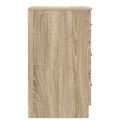 vidaXL Nočný stolík dub sonoma 38 x 38 x 66 cm Kompozitné drevo