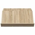 vidaXL Regál na časopisy Sonoma dub 65 x 53 x 28,5 cm Kompozitné drevo