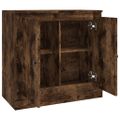 vidaXL Komoda dymový dub 70x35,5x67,5 cm spracované drevo