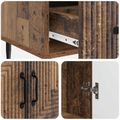 vidaXL Servírovacia skriňa so zásuvkou Staré drevo 66 x 34,5 x 95 cm