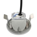 vidaXL Vonkajšie nástenné LED svetlá 6 ks, 2 W, strieborné, okrúhle