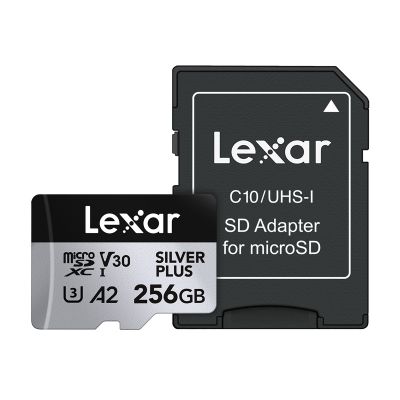 Karta pamäte Lexar High-Performance Silver Plus microSDXC 256GB + adaptér