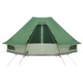 vidaXL Tipi stan 6-miestny Zelená taft