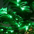 vidaXL LED strom s dizajnom palmy 136 teplých bielych LED 220 cm
