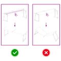 vidaXL Kúpeľňová doska 120x40x(2-6) cm neošetrený masív