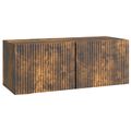 vidaXL Nástenná TV skrinka 78,5 x 31 x 30 cm Dymový dub