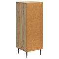 vidaXL Servírovacia skriňa Dub artisan 33 x 34,5 x 89,5 cm