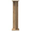 vidaXL Stojan na rastliny Dub artisan 25 x 25,5 x 100,5 cm