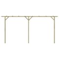 vidaXL Záhradná pergola 410x40x203 cm, drevo