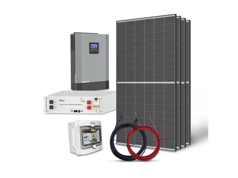 TRINA 1820Wp ostrovná solárna súprava, LiFePO4 51,2V 100Ah DEYE, menič 48V/230VAC 5500W