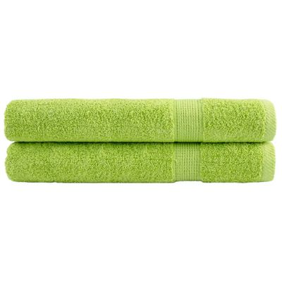 vidaXL Prémiové uteráky do sauny SOLUND 2ks jablkové 80x200cm 600 g/m2