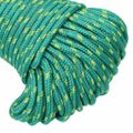vidaXL Lodné lano zelené 4 mm 500 m polypropylén