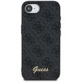 Guess HC MagSafe 4G PU Script Logo puzdro pre iPhone 16e Čierna