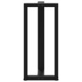 vidaXL Nohy barového stola v tvare T, 2 ks, čierne, 40x35x(90-91) cm, oceľové