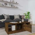 vidaXL Konferenčný stolík dymový dub 102x50x36 cm kompozitné drevo