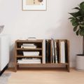 vidaXL Skrinka na gramofónové platne Staré drevo 78,5 x 35 x 45 cm