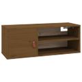 vidaXL Nástenné skrinky 2 ks medovohnedé 80x30x30 cm masívna borovica