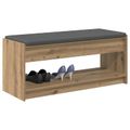 vidaXL Predsieňová lavica Remeselný Dub 103 x 38 x 45 cm