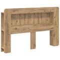 vidaXL Čelo postele skrinka Dub artisan 160 cm Konštruované drevo