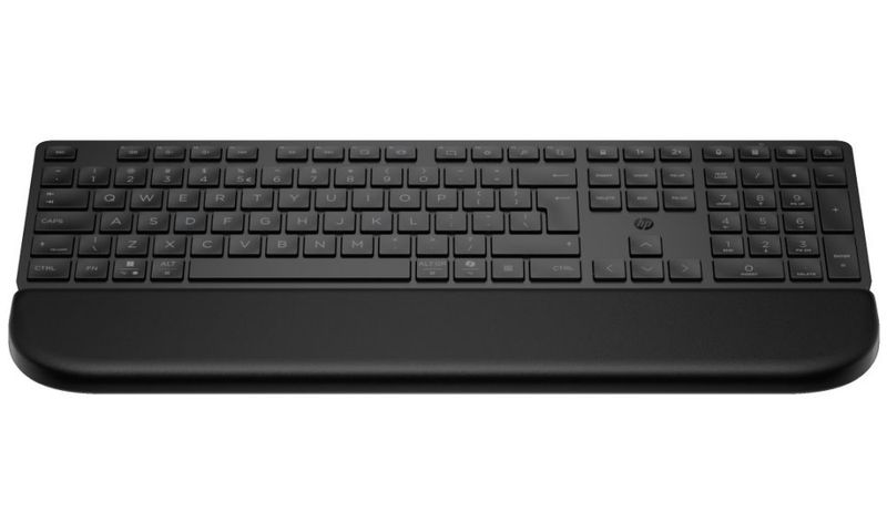 HP Bezdrátová klávesnice 580K dual-mode - černá Klávesnice, bezdrátová, 22 programovatelných kláves, Bluetooth, USB dongle, magnetická operka rukou, Copilot klávesa, 36 mesícu v