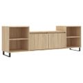 vidaXL TV skrinka dub sonoma 160x35x55 cm spracované drevo