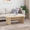 vidaXL Konferenčný stolík Sonoma dub 93 x 53 x 33 cm Kompozitné drevo
