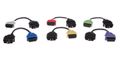 Kompletná sada OBD-II redukcií FiatECUScan pre osobné autá MECHANIC CABLE SET 3, 6ks SIXTOL