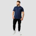 Tričko Basic Navy Blue - GymBeam, veľkosť L, veľkosť oblečenia L