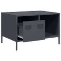 vidaXL Konferenčný stolík antracitová 68,5x50x43,5 cm oceľ