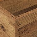 vidaXL Koncový stôl 2 ks Staré drevo 30 x 30 x 56 cm Kompozitné drevo