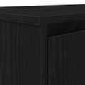 vidaXL Stôl čierna dub 120x42x76 cm kompozitné drevo