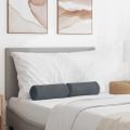 vidaXL Podložkové vankúše 2 pcs Tmavo šedá Ø 15 x 40 cm