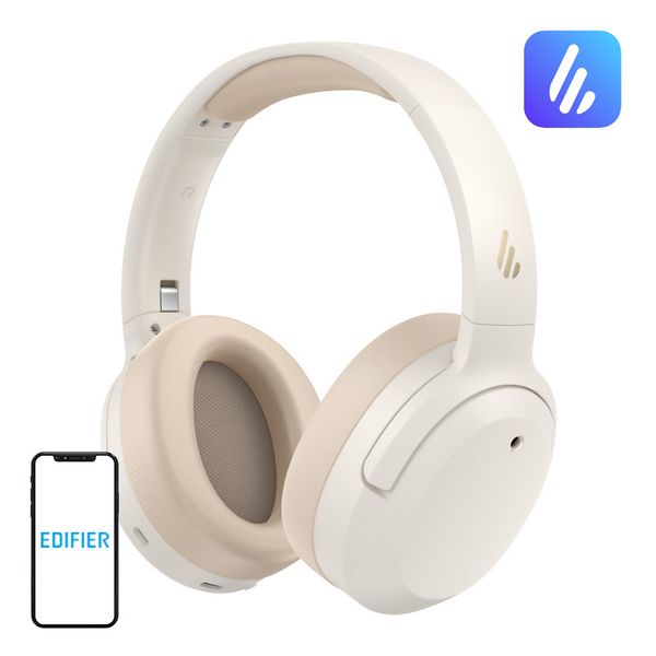 Slúchadlá Edifier W820NB Plus V25 (krémové)