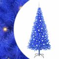 vidaXL Vianočný stromček Modrá 210 cm PVC