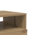 vidaXL Konferenčný stolík s LED svetlami dub artisan 90x49x40 cm
