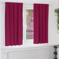 vidaXL Záclony na zatemnenie s krúžkami 2 ks Víno červené 175 x 140 cm
