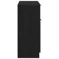 vidaXL Servírovacia skriňa Čierny dub 60 x 30 x 70 cm Kompozitné drevo