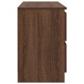 VidaXL TV skrinka Hnedý Dub 100x35x54 cm Drevo