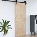 vidaXL Dvere NARVIK 80 x 210 cm Masívne borovicové drevo (neupravené)